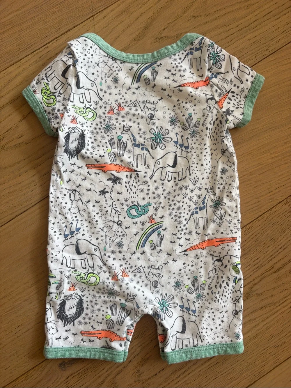 Egg by Susan Lazar printed romper - size 6 months